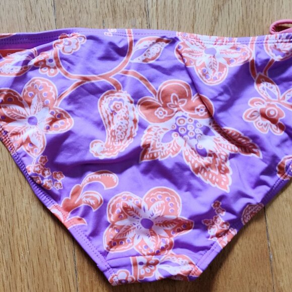 Old Navy Pink/Purple Paisley Bikini Bottom Size Medium - Picture 7 of 10